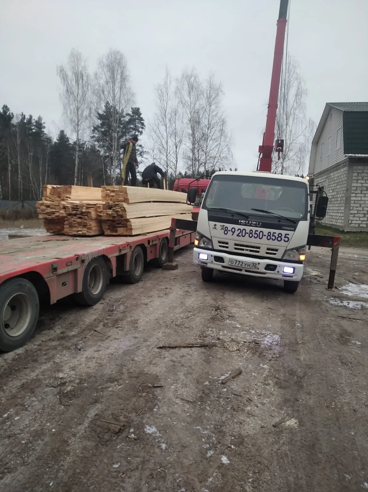 Осторожная доставка передвижного крана Алтайскому краю