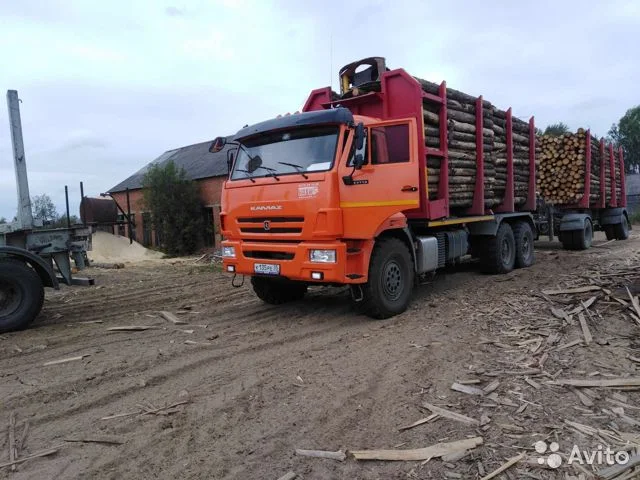 Камаз лесовоз с гм по России
