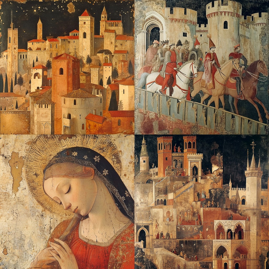 Стиль - Ambrogio Lorenzetti