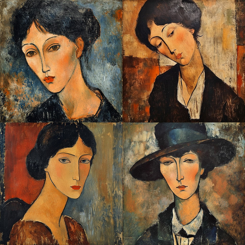 Стиль - Amedeo Modigliani