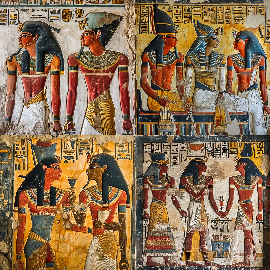 Стиль - Ancient Egyptian mural