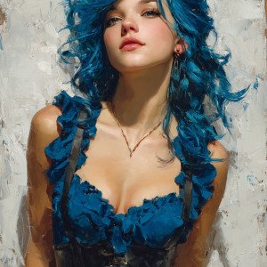 Сеньорита - лазурные кудри