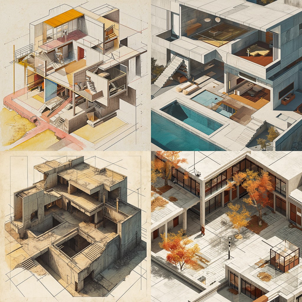 Стиль - Axonometric view