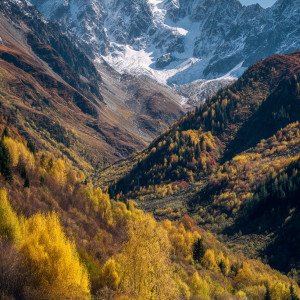 Золотая осень в Домбае
