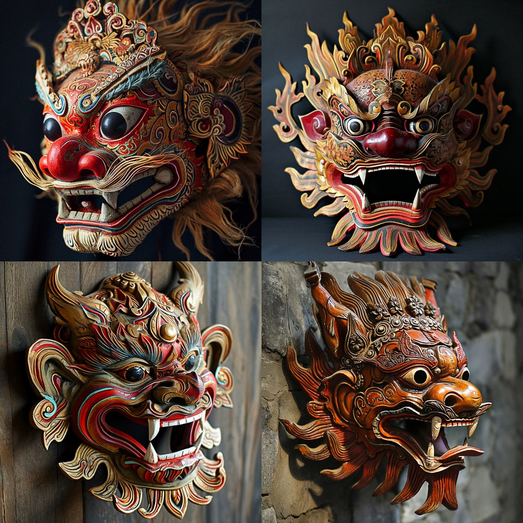 Стиль - Barong mask