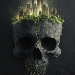 Череп-мегаполис