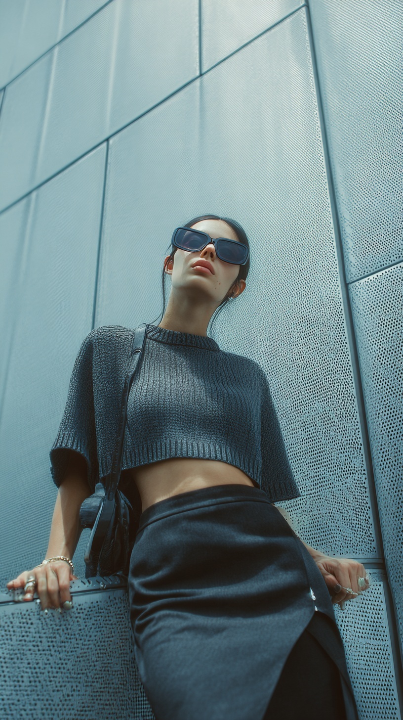 Пример генерации изображения в нейросети - Midjourney | Холодная элегантность