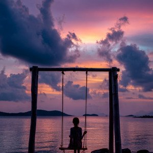 Закат на качелях