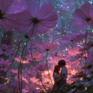 Любовь среди космей