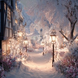 Зимняя сказка на улице