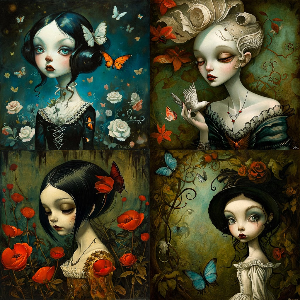 Стиль - Benjamin Lacombe
