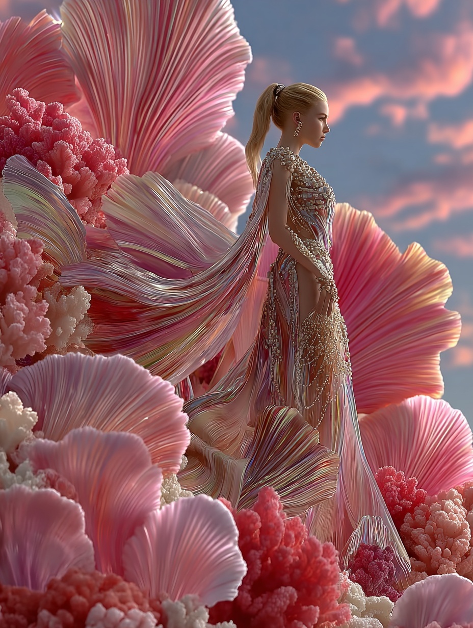 Промпт (промт) для нейросети - Midjourney | Элегантность Океана