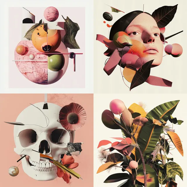 Стиль Surreal Geometric Vortex