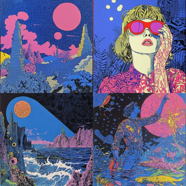 Стиль Psychedelic Visionary Weave