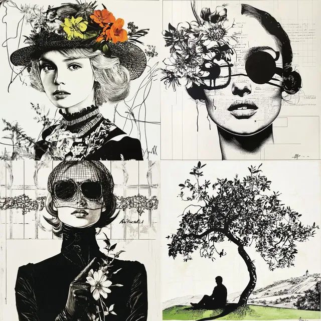 Стиль Noir Graphic Elegy