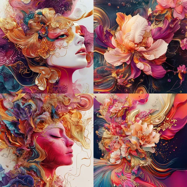 Стиль Joyous Rococo Abstraction