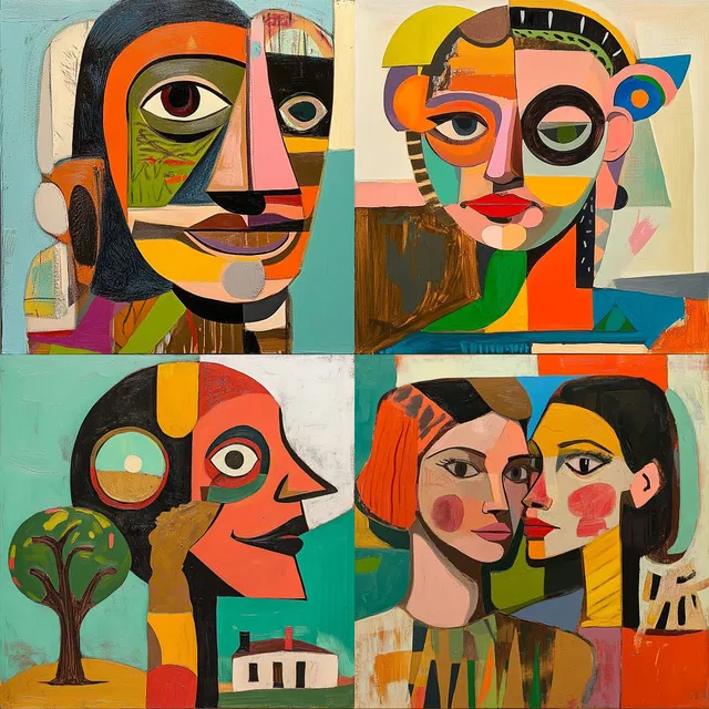 Стиль Cubist Utopia Burst