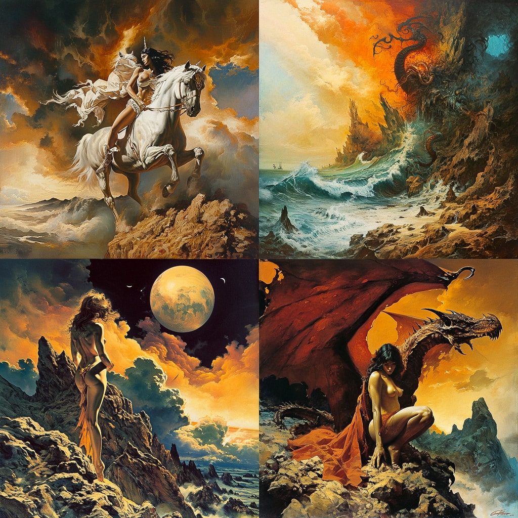 Стиль - Boris Vallejo