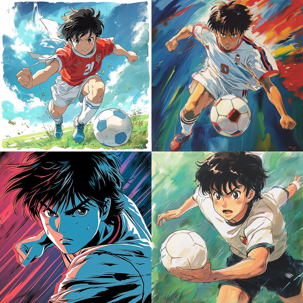 Стиль - Captain Tsubasa