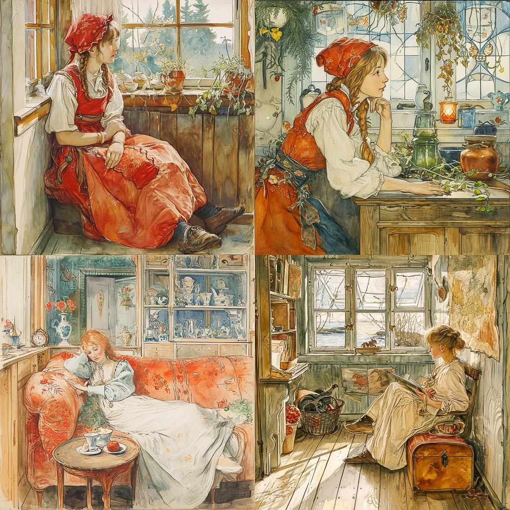 Стиль - Carl Larsson