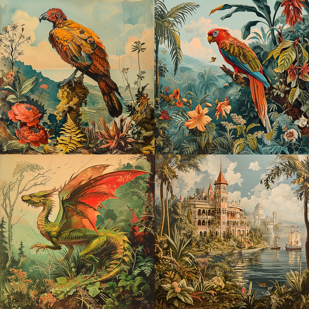 Стиль - Chromolithography