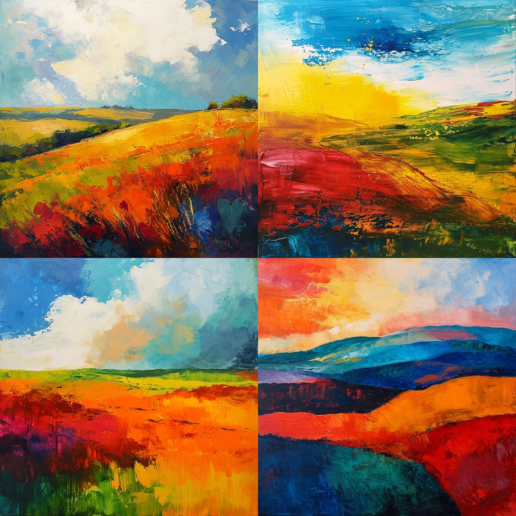 Стиль - Color field painting