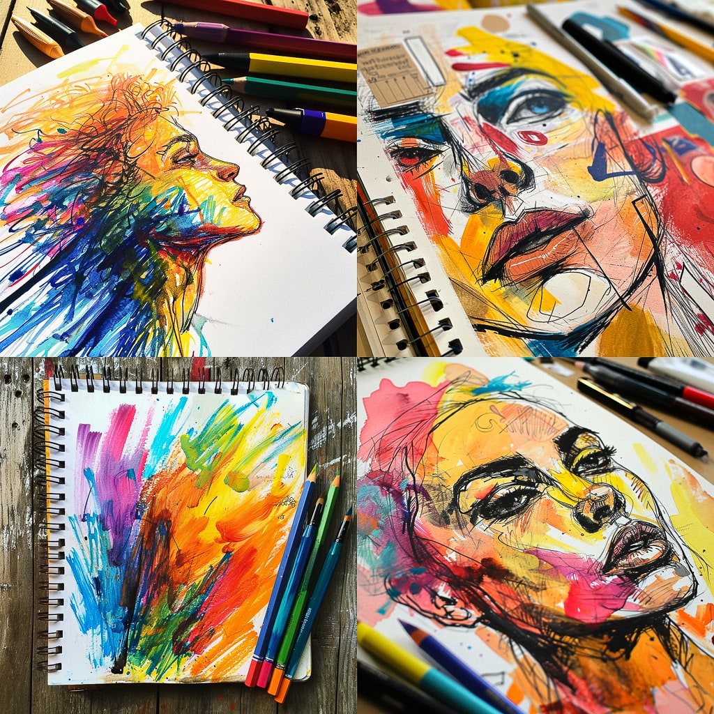 Стиль - Color sketchnote style