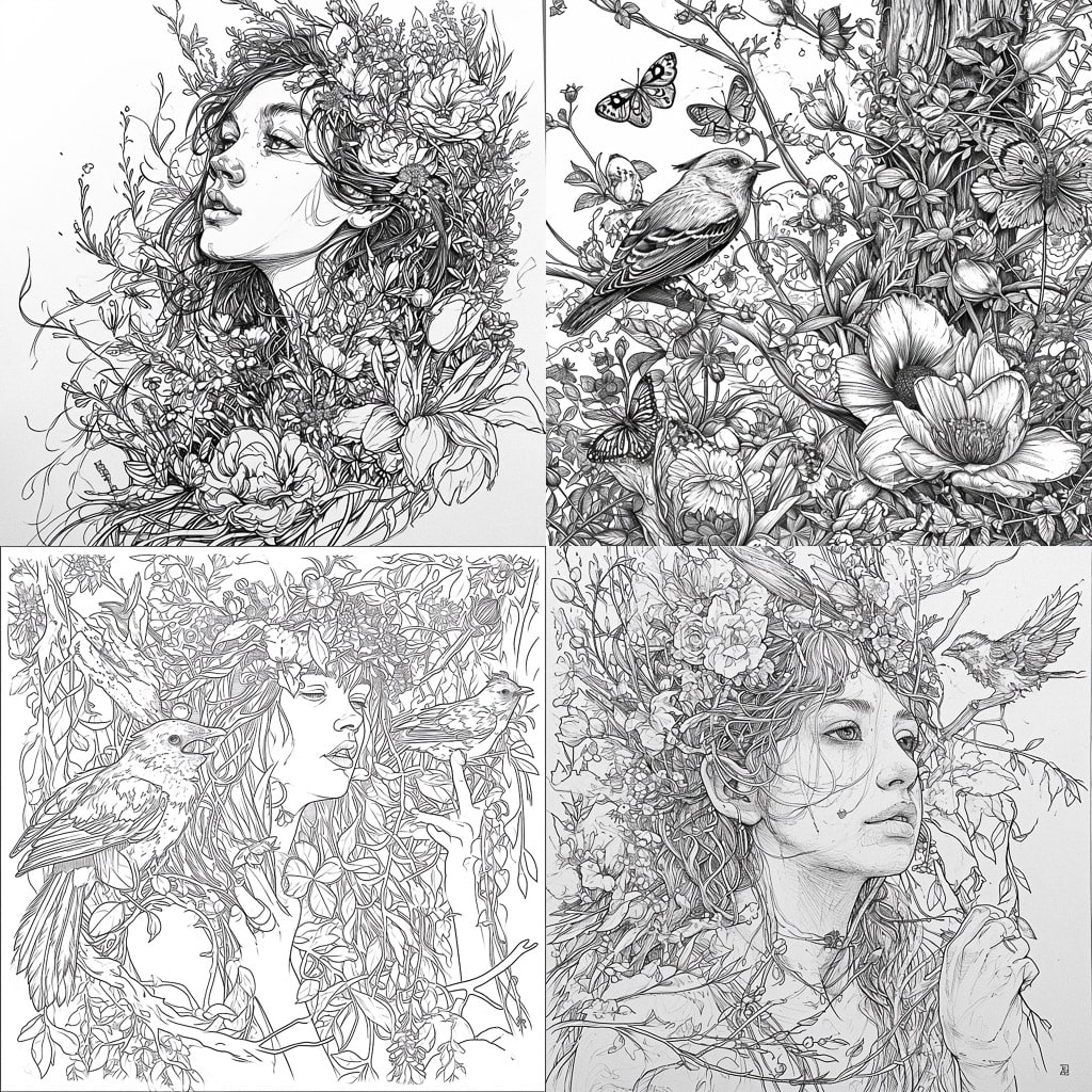 Стиль - Coloring-in sheet