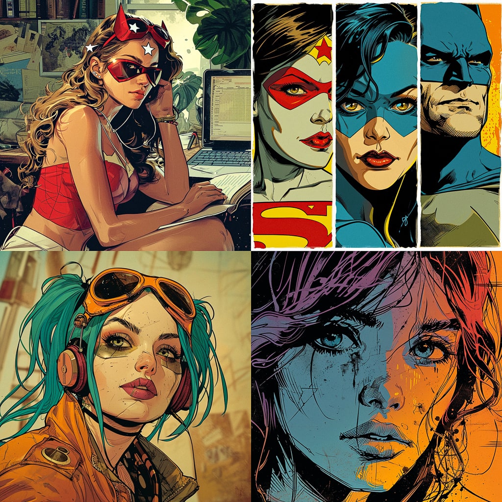 Стиль - Comic book style