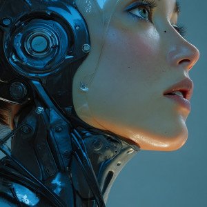 Девушка андроид 