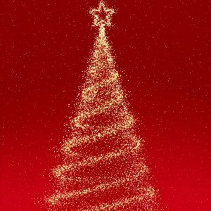 Новогодняя сверкающая ёлка