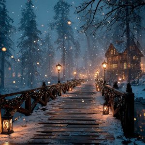 Мост в лунном свете