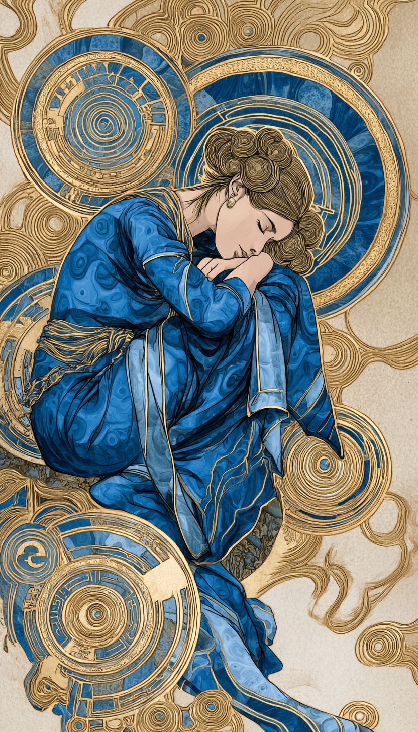 Промпт (промт) для нейросети - Midjourney | Восточный ар-нуво