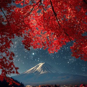 Осенняя ночь у Фудзи