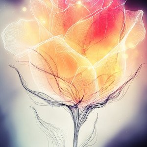 Роза из света