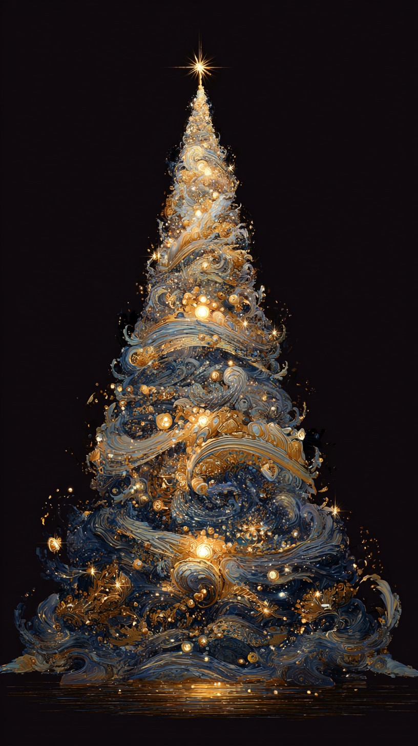 Промпт (промт) для нейросети - Midjourney | Древо великих мастеров