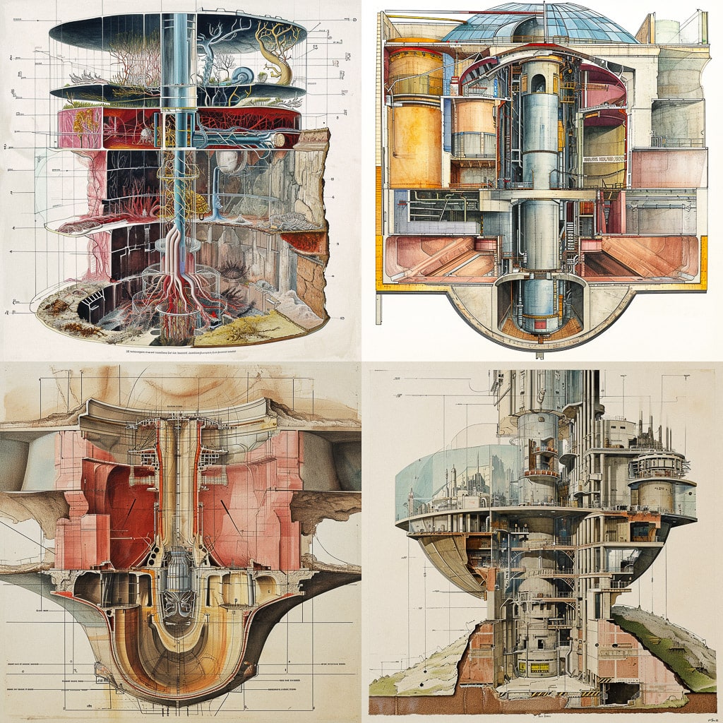 Стиль - Cross-section diagram