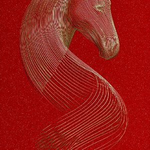 Роскошный логотип - Голова лошади 