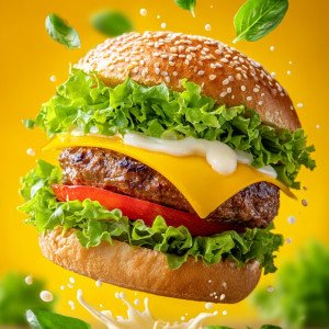 Фуд-фотография бургера