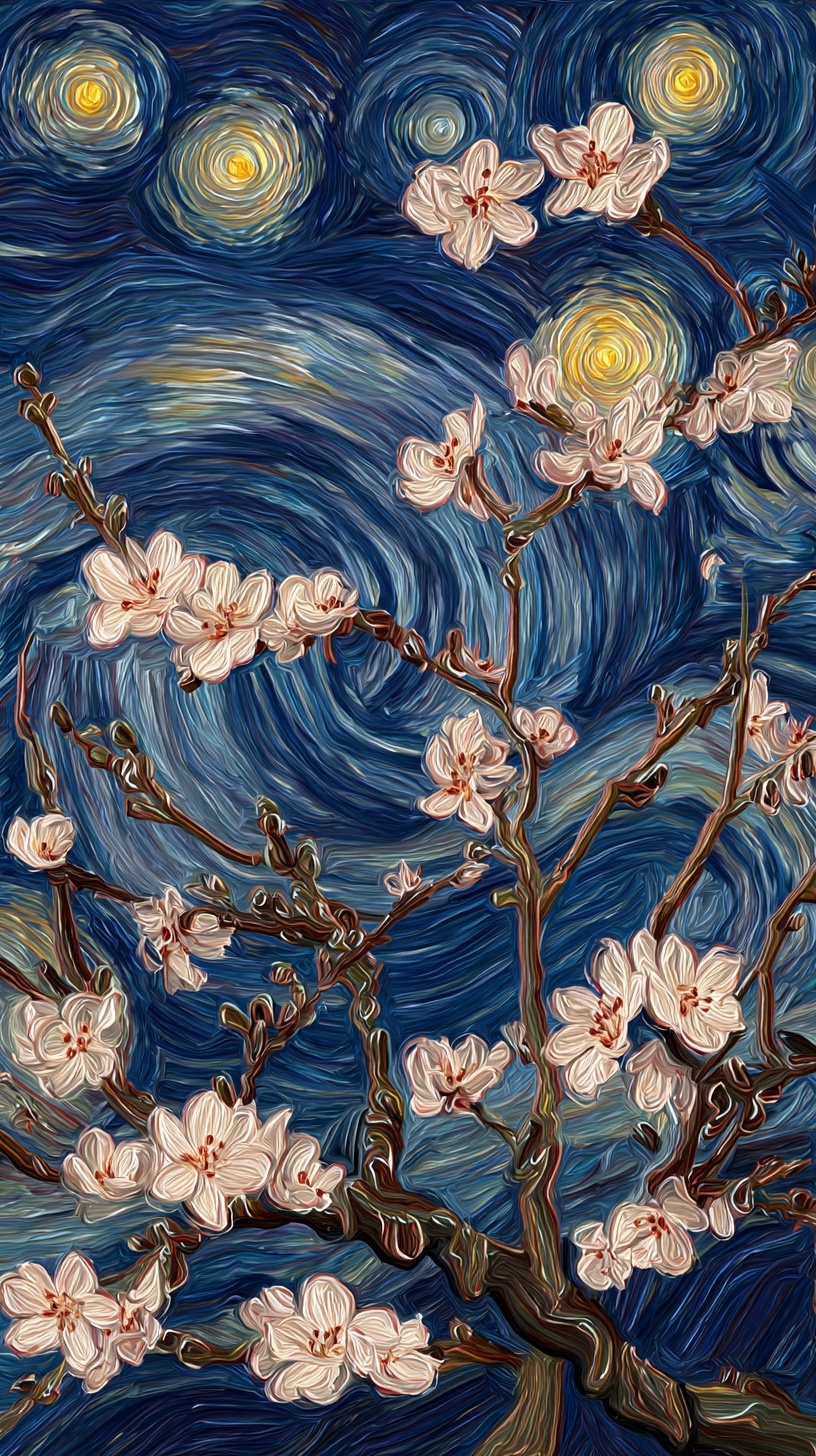 Промпт (промт) для нейросети - Midjourney | Звёздная сакура