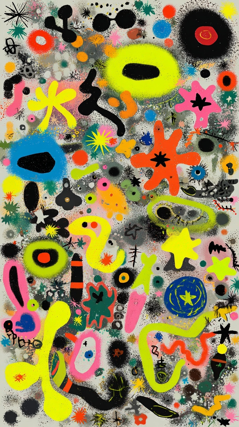 Промпт (промт) для нейросети - Midjourney | Биоморфный карнавал