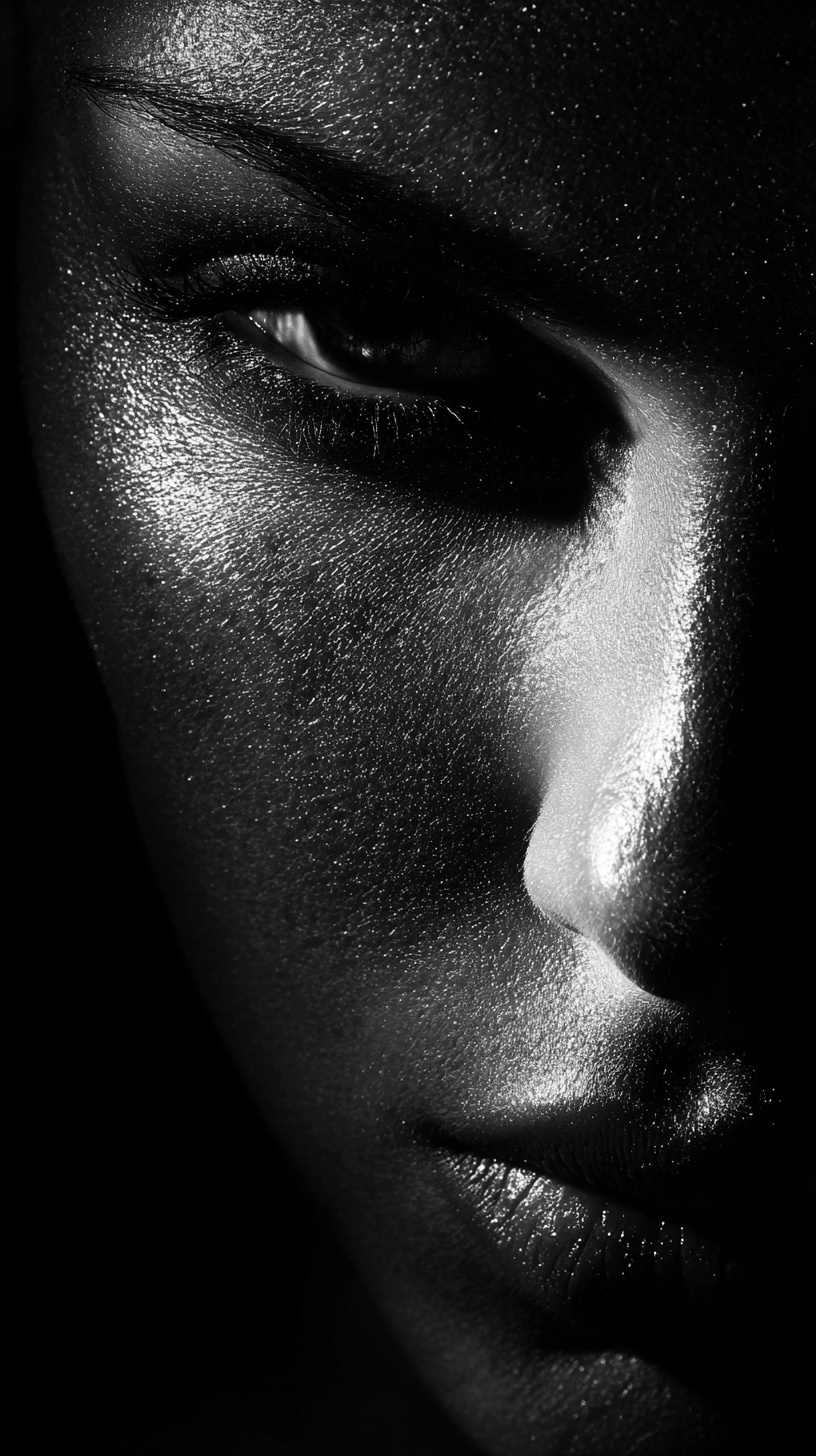 Промпт (промт) для нейросети - Midjourney | Лунный контраст