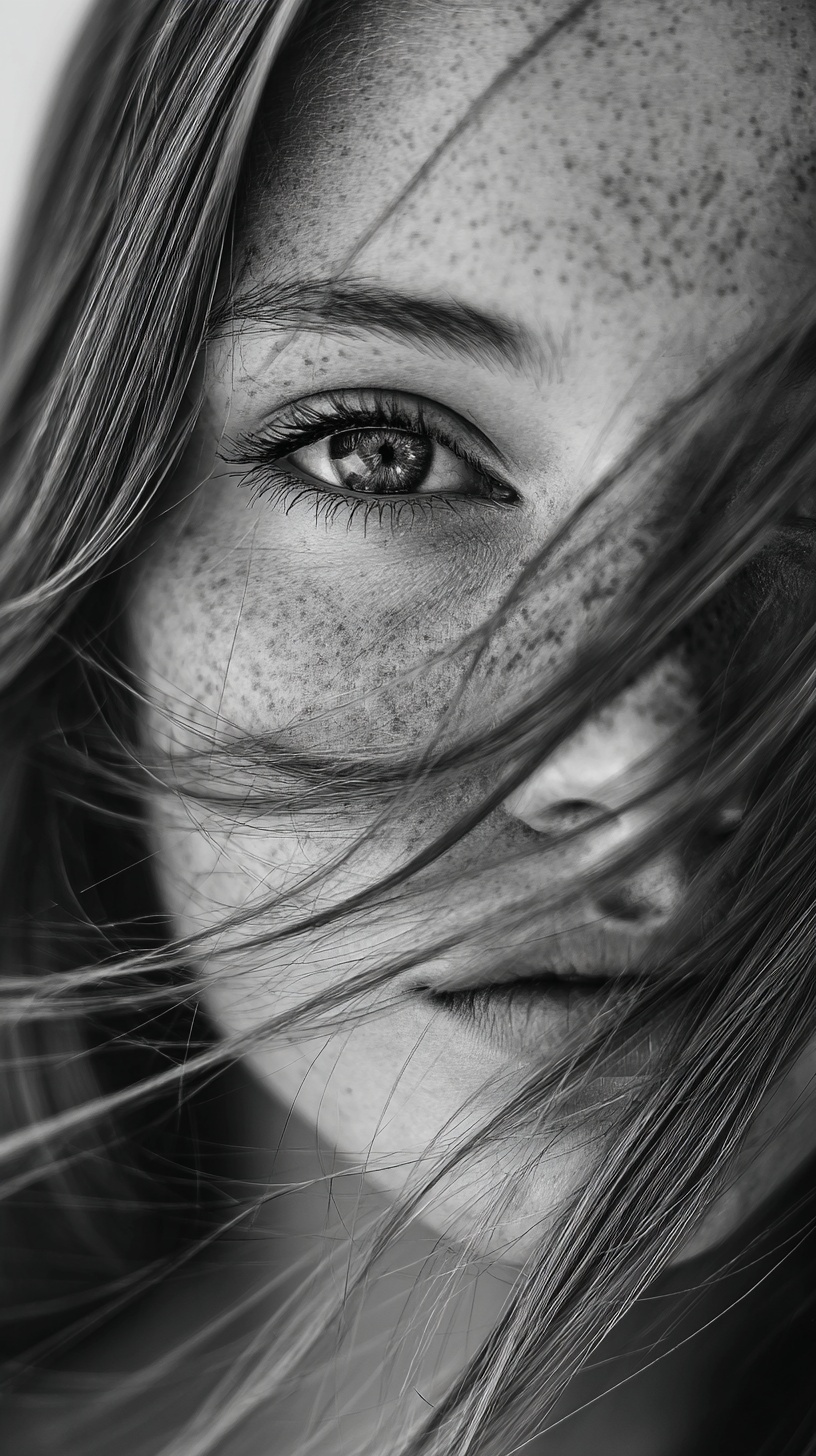 Промпт (промт) для нейросети - Midjourney | Ветер и взгляд