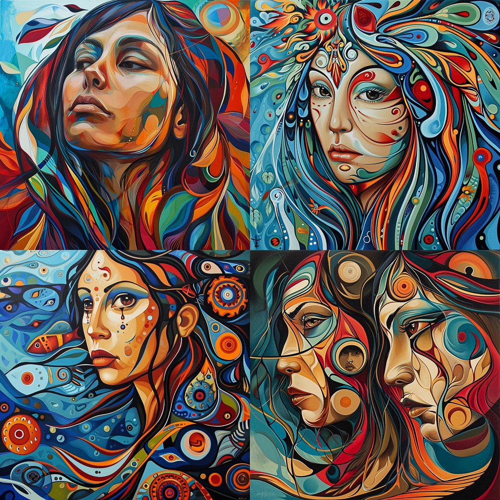 Стиль - Daphne Odjig