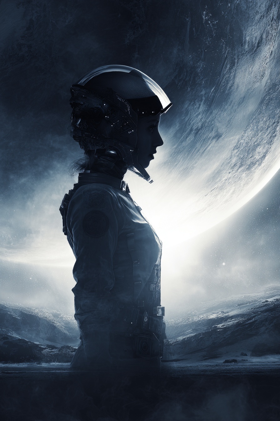 Промпт (промт) для нейросети - Midjourney | Лунная вахта