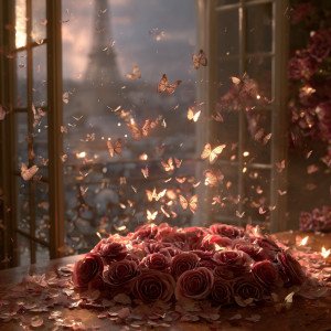 Бабочки из розы
