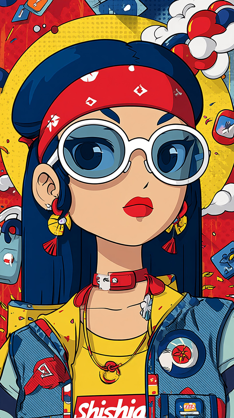 Промпт (промт) для нейросети - Midjourney | Токийский стрит-арт