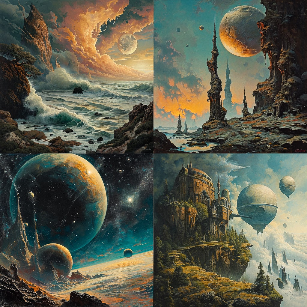 Стиль - David A. Hardy