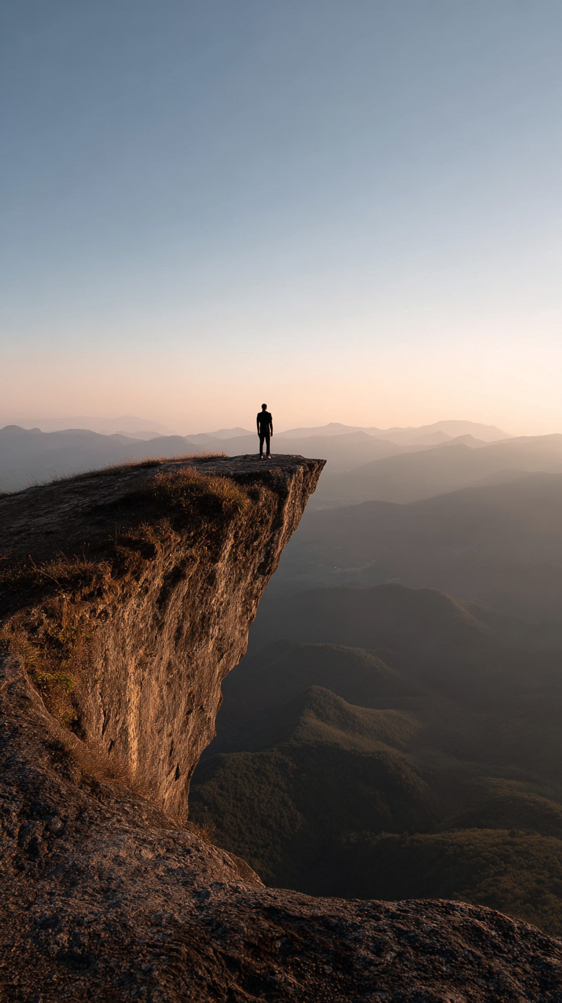 Промпт (промт) для нейросети - Midjourney | На краю бесконечности