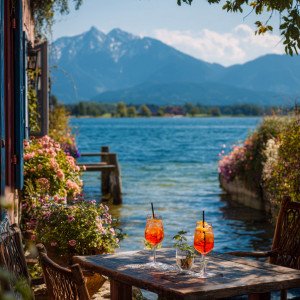Баварское лето - апероль у озера